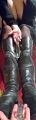 My lovely Girlfriend in used black leather boots. Click to see thimotheus’s pic