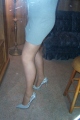 new dress & heels Click to see shoe model’s pic