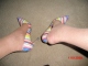 Really forced the left one on! Size 9.5 foot in a size 7.5! Click to see shuz2trash’s pic