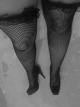 Fishnet stockings - black heels (black & White shot) (2) Click to see tomjones_1983’s pic