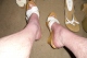 My favorite white wooden Bongo sandals. Click to see shuz2trash’s pic
