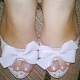 Little toes in a white sensuous sandal, what a beautiful thing Click to see icaro’s pic