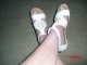 Had to try them. Alittle small, but still fit. Click to see shuz2trash’s pic